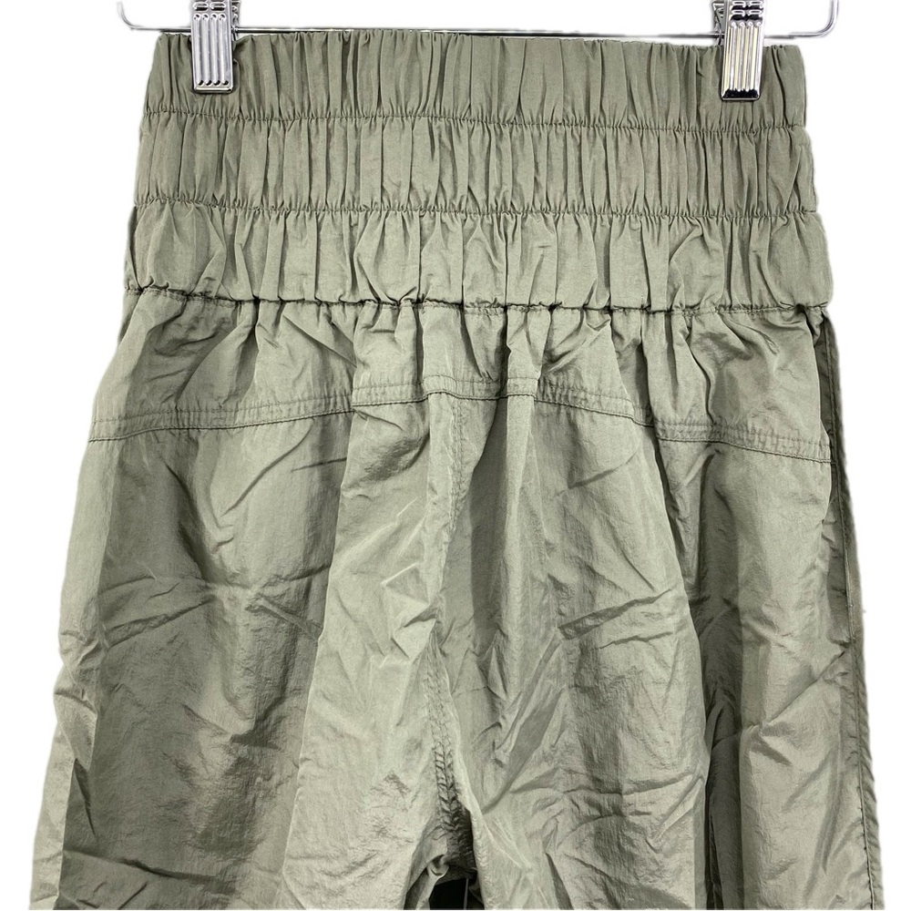 Free People Way Home Pants XS Olive Green High-Waisted Joggers - Picture 10 of 11